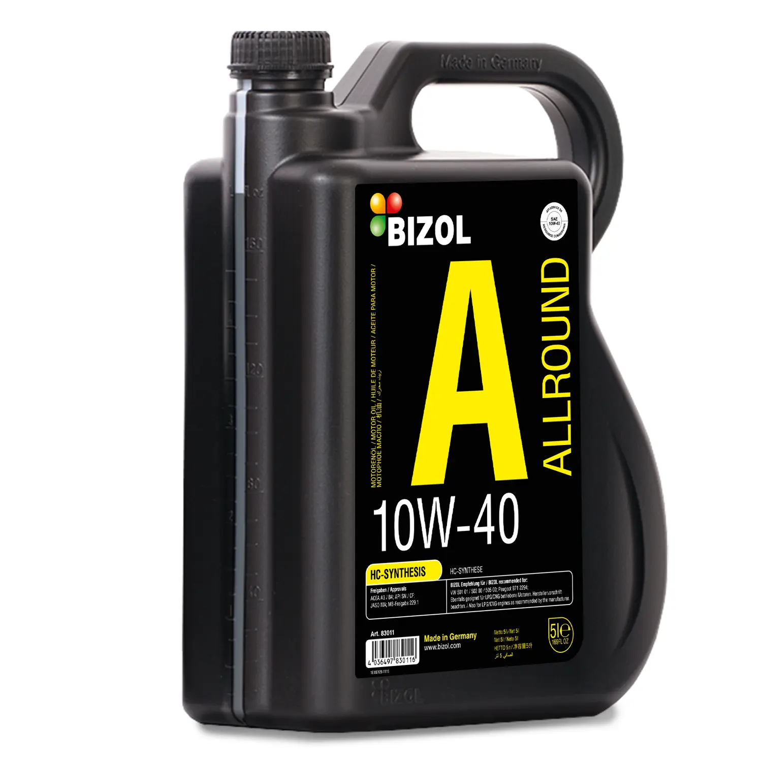 foto bidon óleo de motor 10w-40