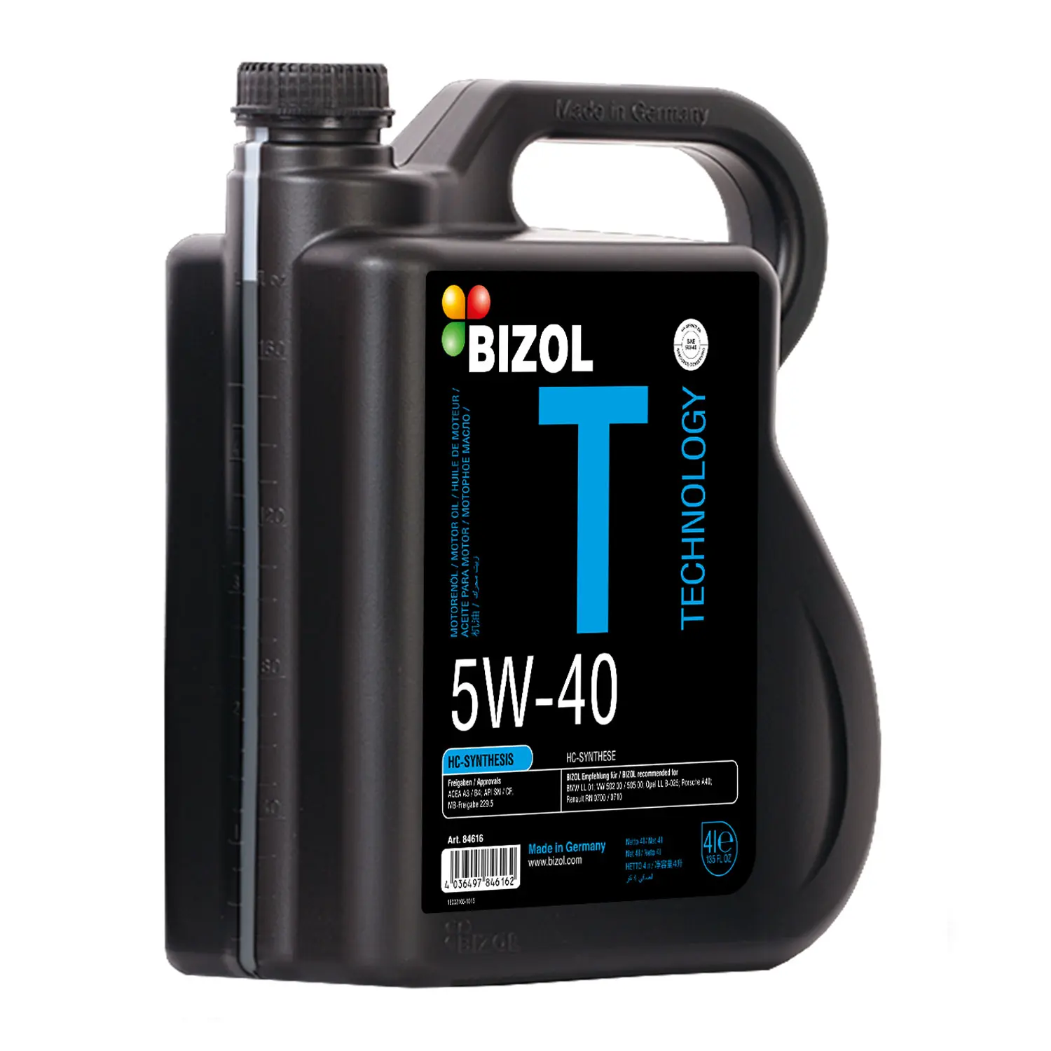 foto bidon óleo de motor 5w-40